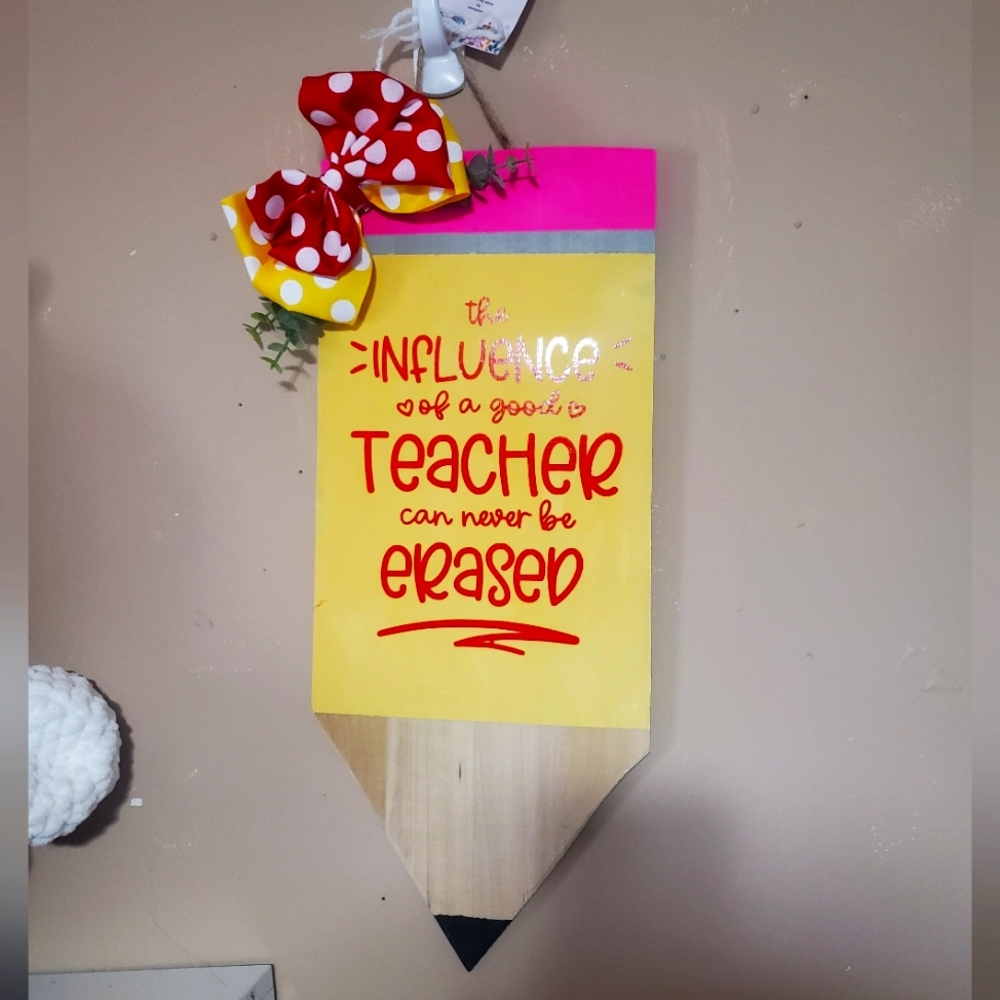 TEACHER DOOR SIGN